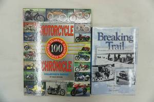 lot 37 image: Book Lot Breaking Trail & Motorcycle Chronicles Collector Edition