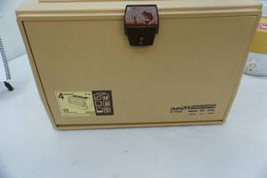 lot 44 image: Vintage Fishing Tackle Box with Sewing Supplies
