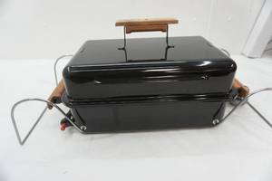 lot 53 image: NEW Weber Portable Gas Grill