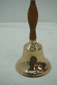 lot 73 image: School Bell 8 tall 4diameter