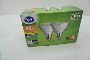 lot 125 image: (1ct) Glass LED Flood Light