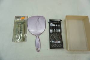 lot 226 image: Nail Clippers & Case, Gillette Razor & mirror