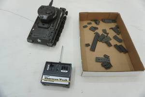 lot 129 image: Vintage Radio Controlled Sherman Tank