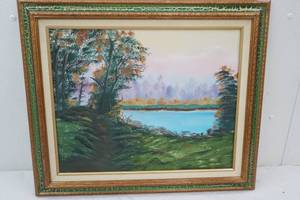 lot 165 image: Oil on Canvas 25x 21.25