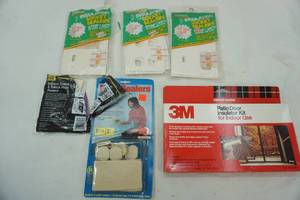 lot 223 image: 3M Patio Door Insulator Kit & Socket & Switch Plate Sealers
