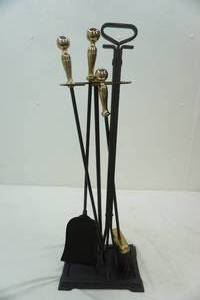 lot 234 image: Fireplace Tool Set (NEW)