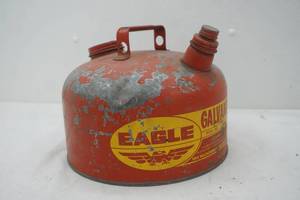 lot 337 image: Vintage Eagle Galvanized Gas Can