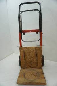 lot 371 image: 4-Wheel Utility Cart with home-maid platform
