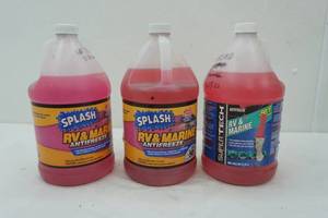 lot 391 image: 3 gallons of used RV Antifreeze