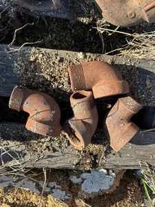 lot 503 image: 1 12 Cast Iron Fittings (F55, F56, F59, F60, F61, F120)