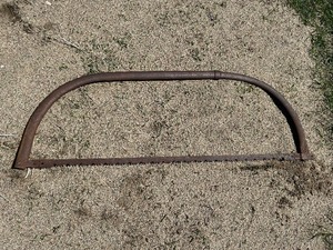 lot 205 image: Antique Crosscut Saw