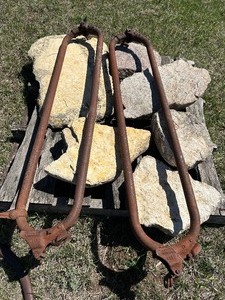 lot 204 image: 2 Antique Dairy Stanchions