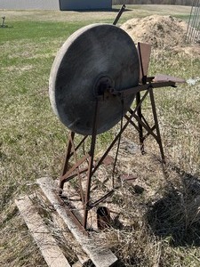 Antique Pedal Grinding Wheel