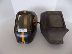 lot 27 image: Welding Helmet & Grinding Helmet