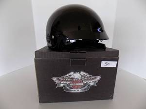 lot 30 image: Harley Davidson Helmet Large Like New HD  SIV