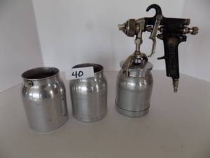 lot 40 image: Spray Gun Pratcon & 2 Cups