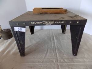 lot 68 image: Craftsman Router Table Only