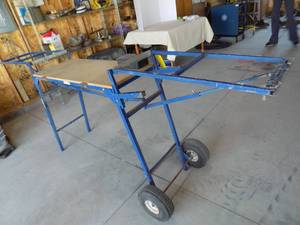 lot 95 image: Trojan Folding Miter Saw Table