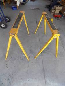 lot 101 image: 2 - Nextool Metal Sawhorses