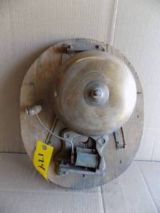 lot 174 image: Vintage Brass Bell  Boxing  Service Station Bell 920 x 16