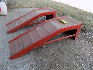 lot 188 image: Pair Car Ramps (Steel)