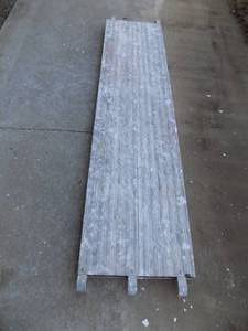 lot 215 image: MetalTech Aluminum Scaffolding Platforms, 19x7, 75 lbs cap