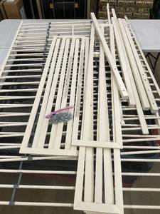 lot 8 image: Eastfield Standard Full Bunk Bed Frame with Assembly Hardware