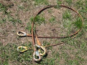 lot 31 image: Heavy Duty 10 Basket Lift or Tow Cables