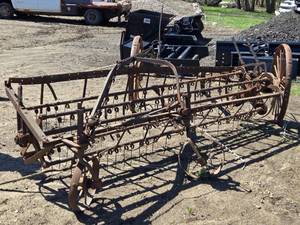 lot 68 image: Antique Steel Farm Harrow