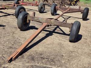 lot 70 image: Minnesota Line Heavy Duty Wagon Running Gear Adjustable Length