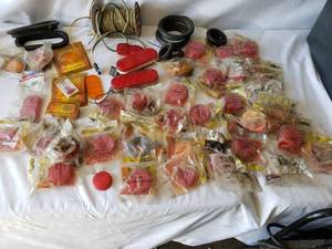 lot 104 image: Lot of Semi and Trailer Marker and Clearance Lights Assorted Parts