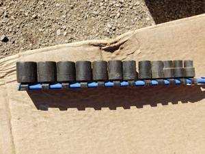 lot 135 image: Impact Sockets on Organizer Rail