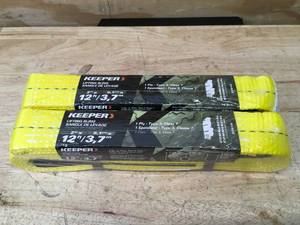 lot 84 image: Lot of 2 - Keeper Lifting Slings 2x12