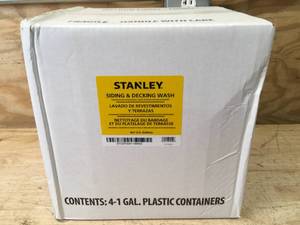 lot 88 image: Case of Stanley Siding and Decking Wash Concentrated Professional Grade Pressure Washer Detergent