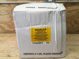 lot 89 image: Case of Stanley Concrete and Degreaser Wash Professional Grade Pressure Washer Detergent