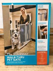 lot 79 image: Stairway Walk-Thru Pet Gate