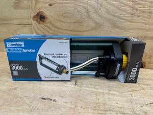 lot 104 image: Melnor 20261 Oscillating Sprinkler, Waters up to 3.000 sq. ft.
