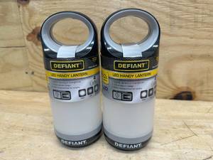 lot 105 image: (2) Defiant 300 Lumens Handy Lantern in Grey