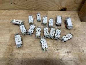 lot 122 image: Box of Outlet and Light Switches