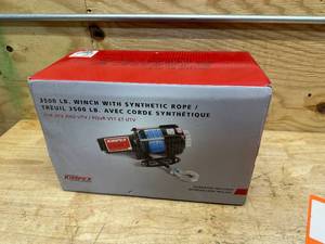 lot 124 image: Kimpex 3500 lb. Winch wSynthetic Rope - 458244