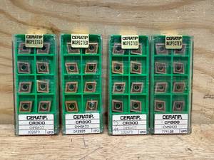 lot 127 image: (4) Kyocera Ceratip Carbide Inserts QTY10 CR300