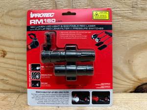 lot 143 image: 0512510 iPROTEC Rail Mount Firearm Light Red Laser 6094
