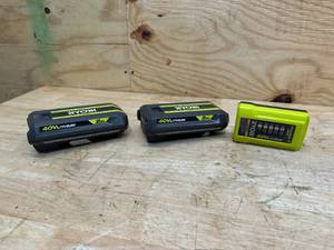 lot 163 image: (3) Ryobi Batteries
