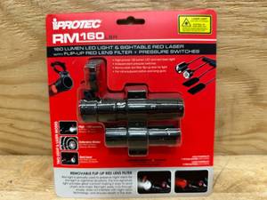 lot 175 image: 0512510 iPROTEC Rail Mount Firearm Light Red Laser 6094