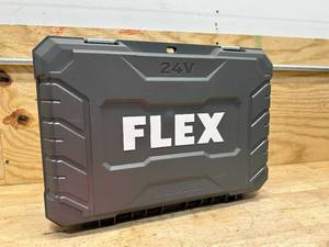 lot 184 image: FLEX 24V Brushless Cordless 12-Inch 1,400 In-Lbs Torque 2-Speed Drill Driver Turbo Mode Kit with 2.5Ah, 5.0Ah Lithium Batteries and 160W Fast Charger - FX1171T-2B