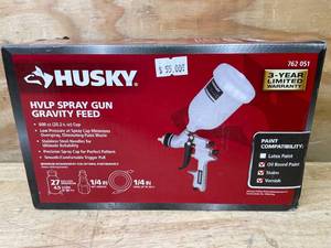 lot 29 image: Husky HVLP Spray Gun Model # 762051
