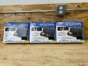 lot 208 image: Lot of 3 - Bench Seat Protection Covers