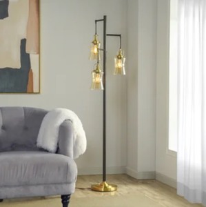 lot 12 image: Arden 3-Light Floor Lamp