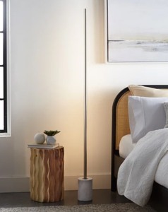 lot 51 image: Stellar Marble Floor Lamp MSRP - $150