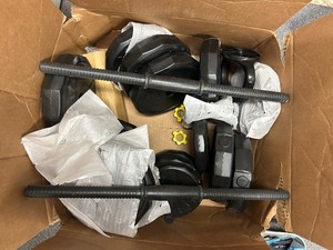 lot 59 image: Adjustable Dumbell Set